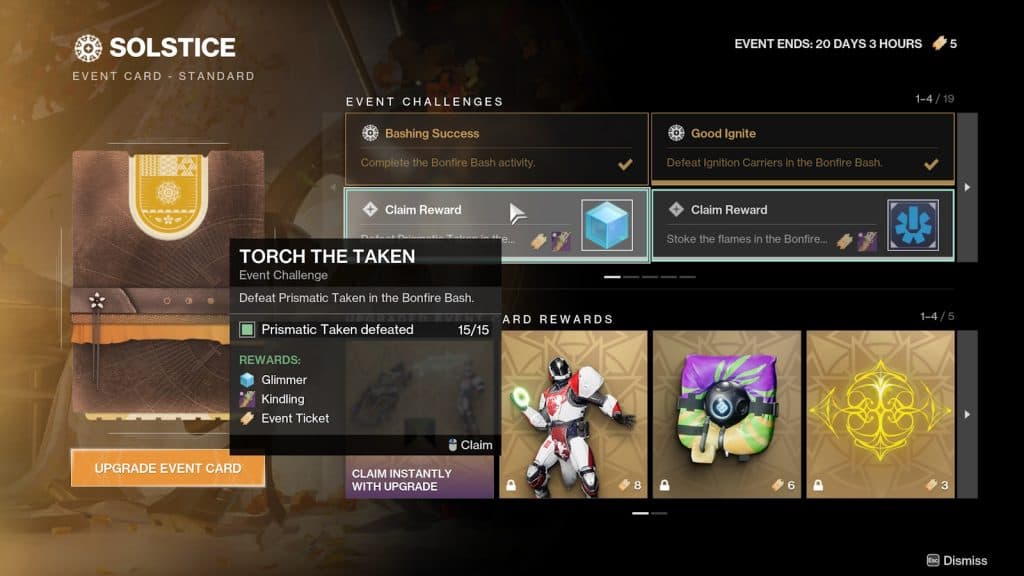 Event challenges for 2023 Solstice event in Destiny 2.