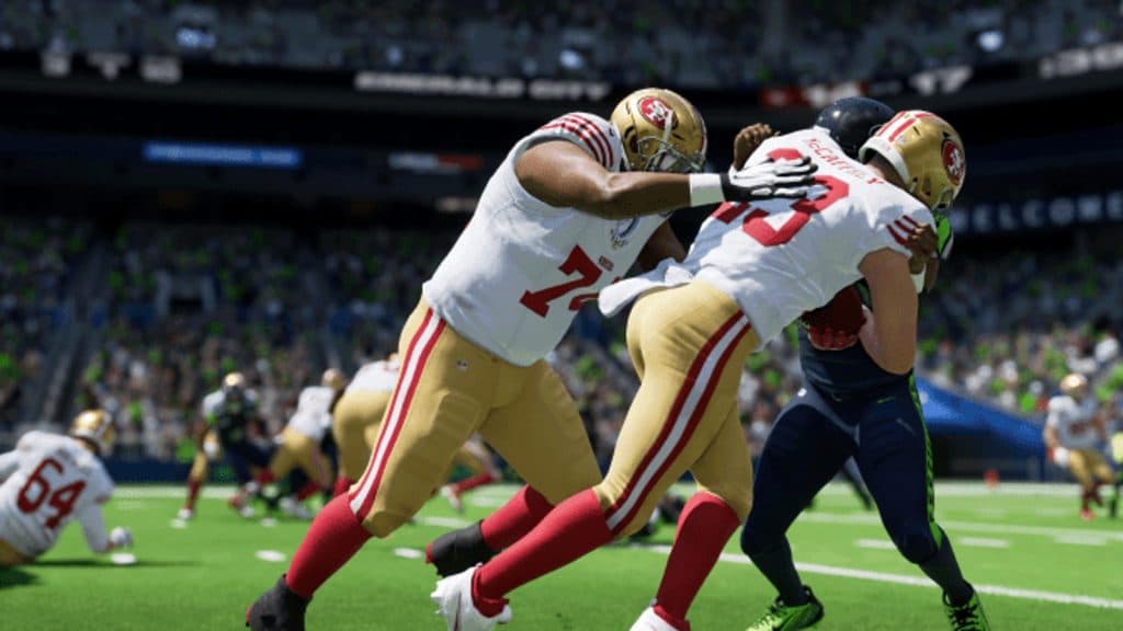 An image of gameplay from Madden 24.