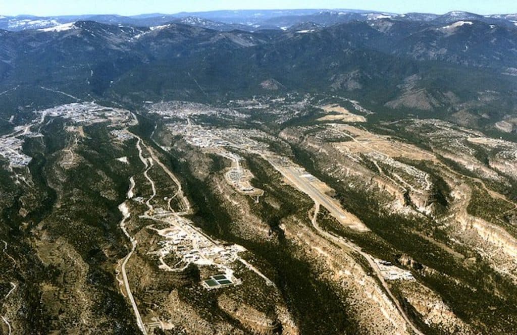 Ariel image of Los Alamos, New Mexico