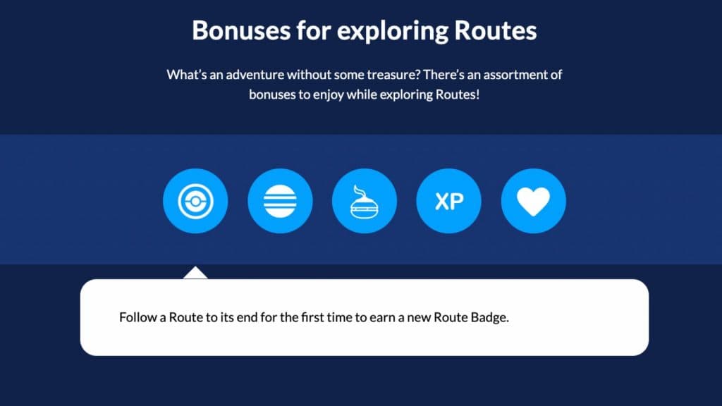 pokemon go bonuses for routes
