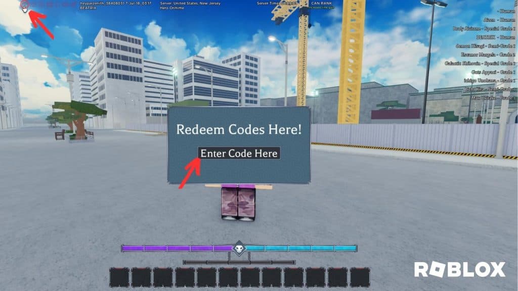 Redeem Codes for Type Soul in Roblox