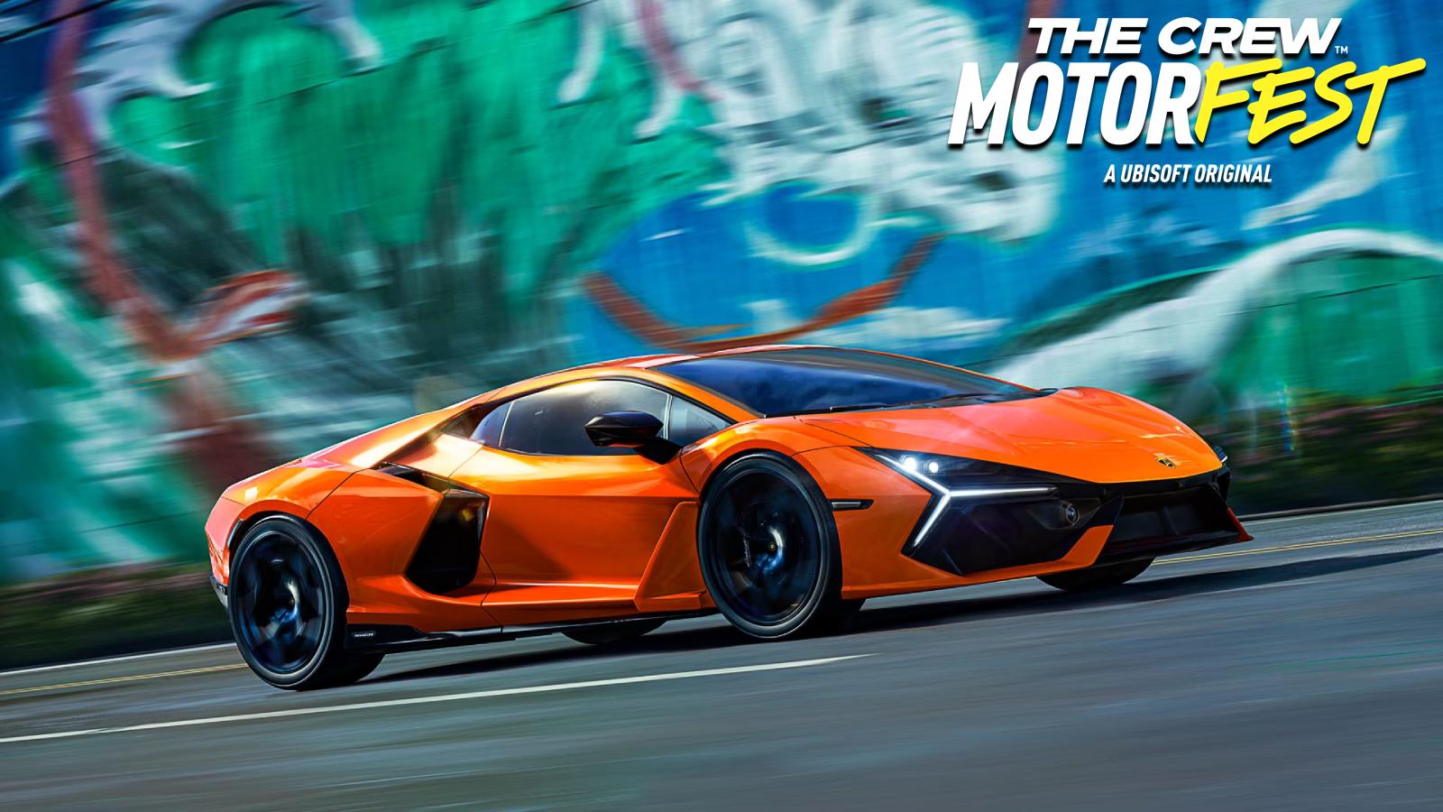 an image of an orange Lamborghini in The Crew Motorfest