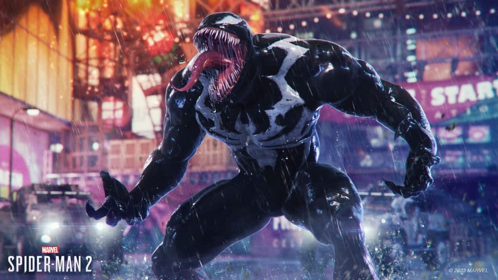 an image of Venom from Spider-Man 2
