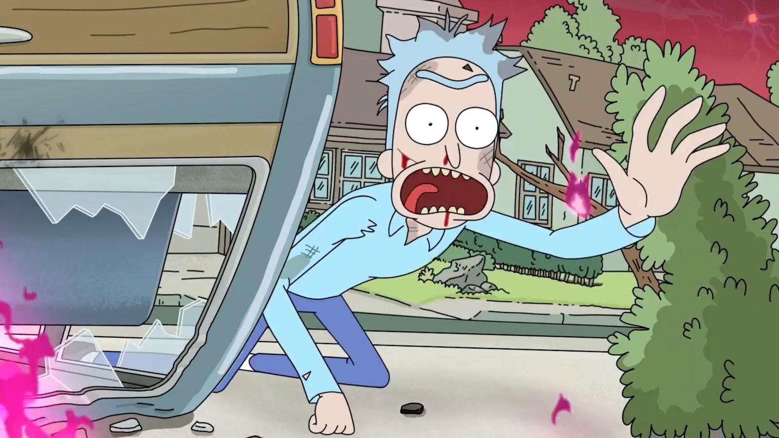 Rick in Rick and Morty Season 7 trailer