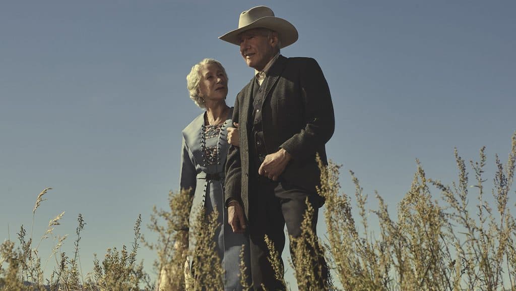 Harrison Ford and Hele Mirren in 1923, one of Taylor Sheridan's TV shows
