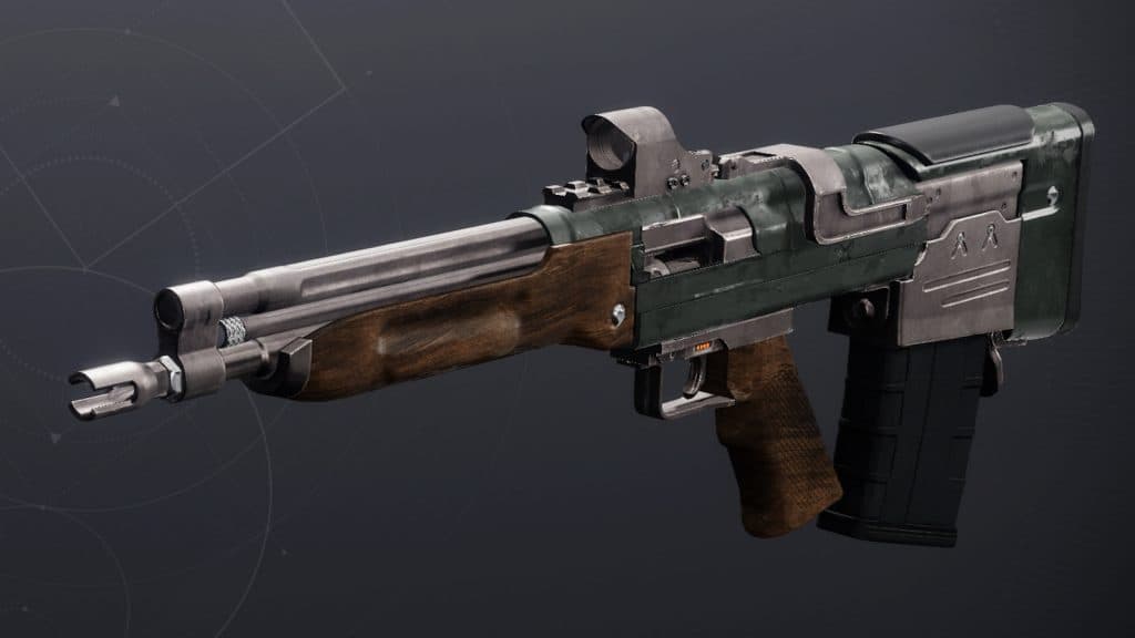 Battle Scar Legendary Pulse Rifle from Destiny 2.
