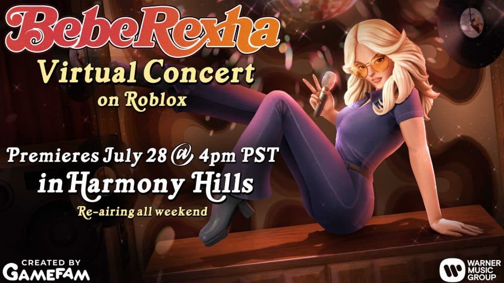 Bebe Rexha live concert key art