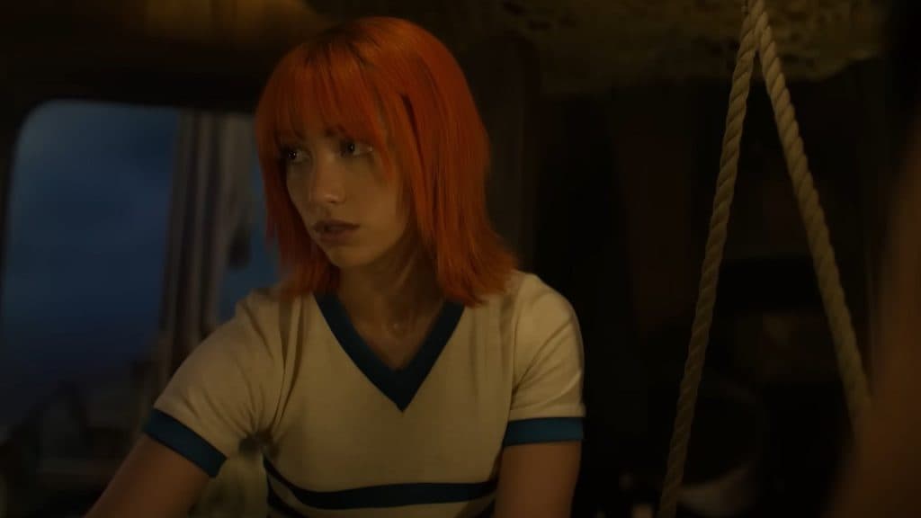 An image of Nami from One Piece live-action trailer