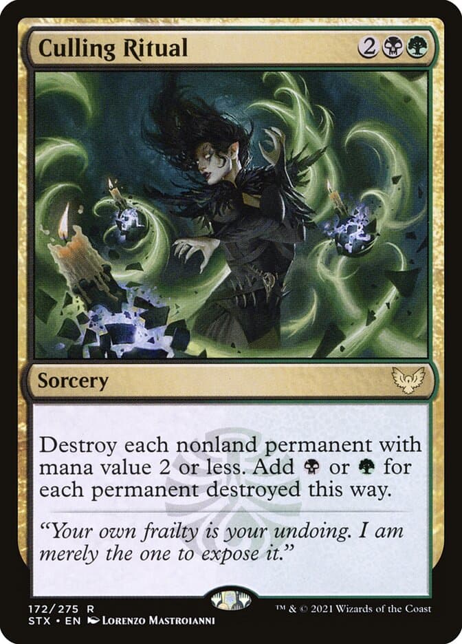 from MTG Culling ritual