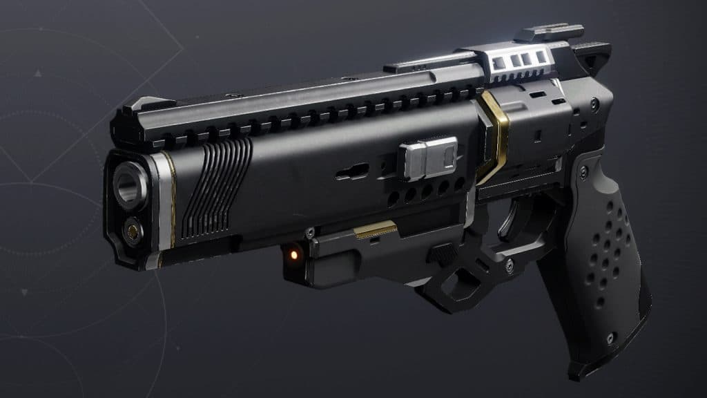 Seventh Seraph Officer Revolver Legendary Hand Cannon from Destiny 2.