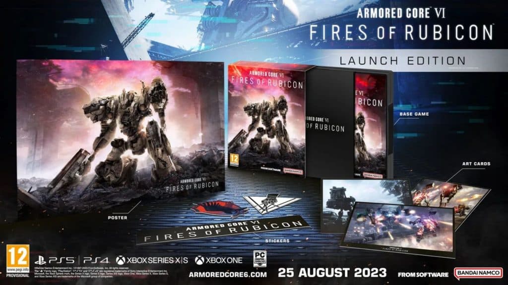 Armored Core 6: All Preorder Bonuses & Edition Differences Explained