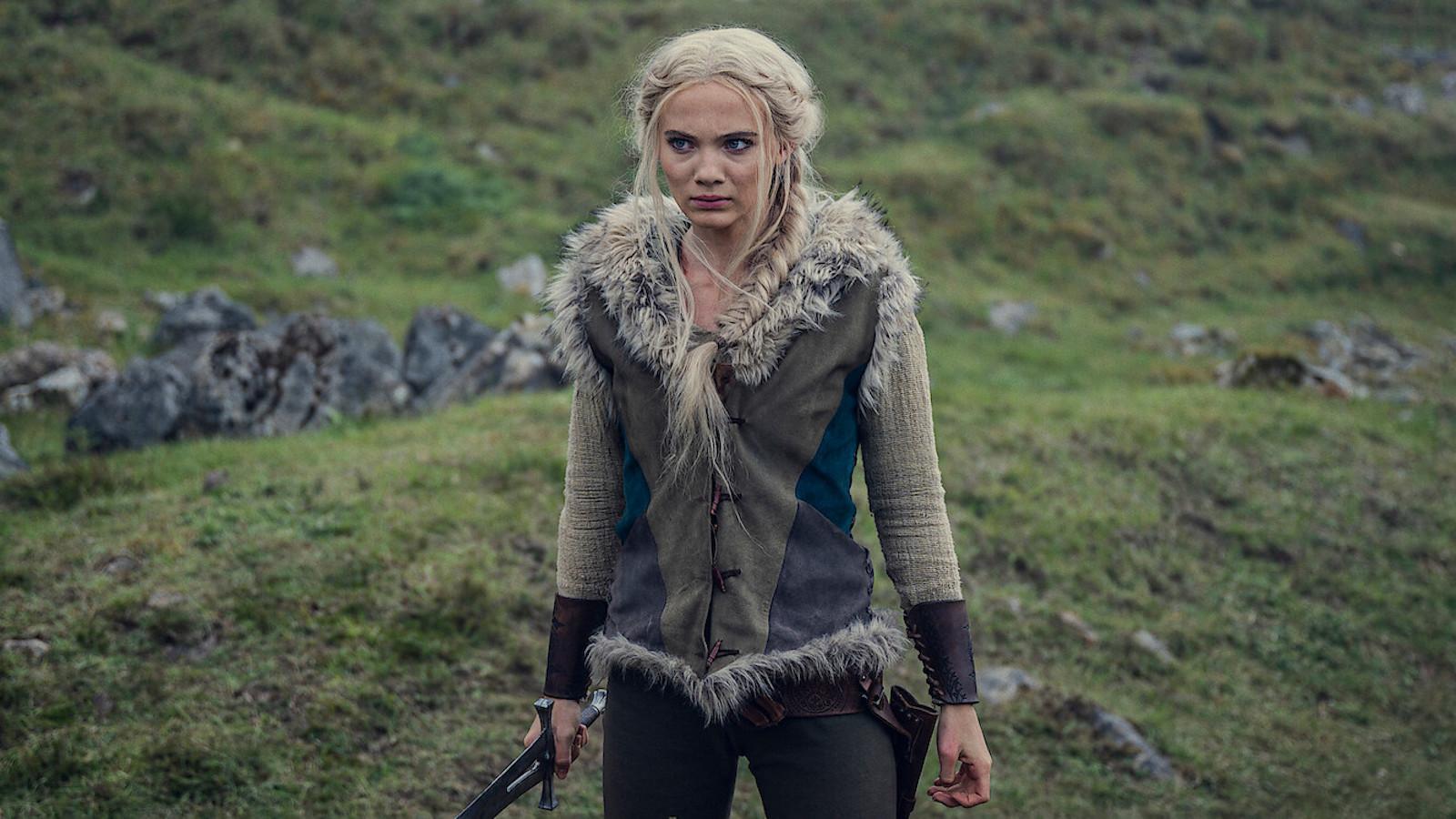 Freya Allan as Ciri in The Witcher Season 3