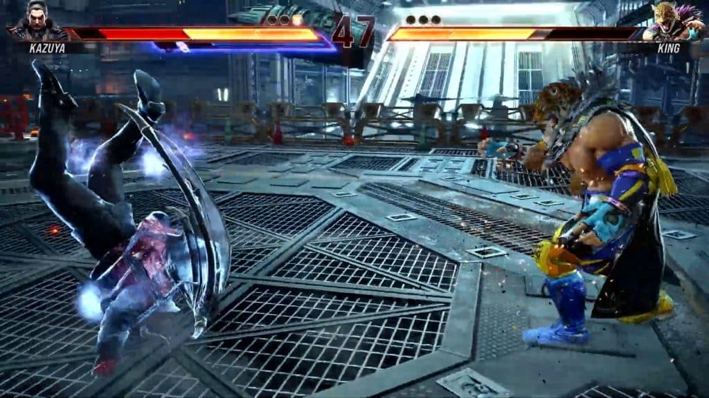 A screenshot of Tekken 8 Heat mode