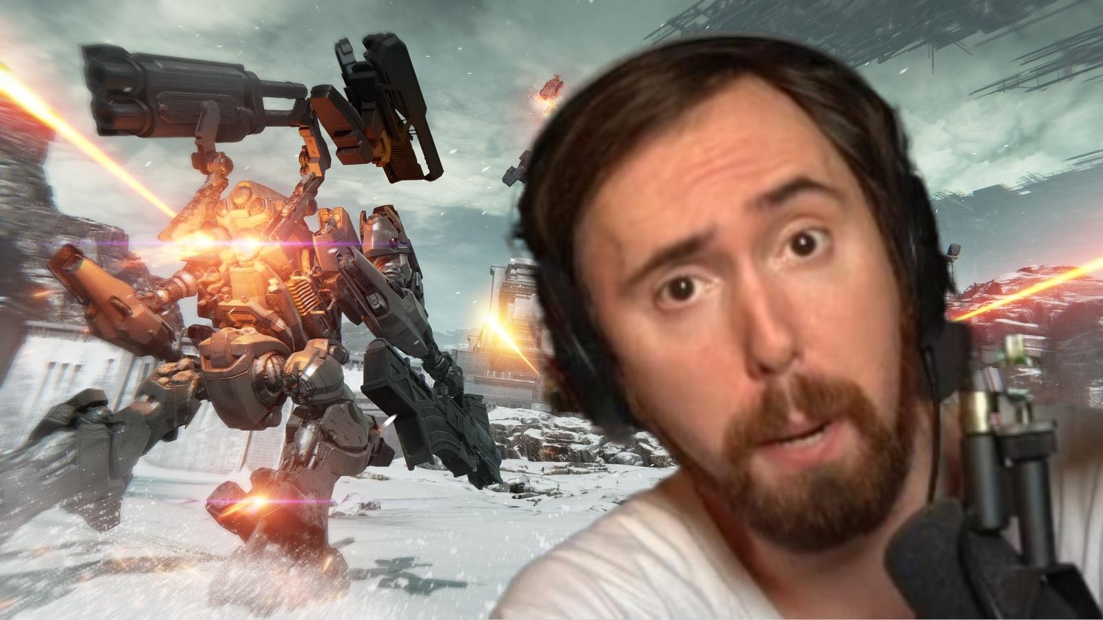 Asmongold Armored Core 6 Graphics