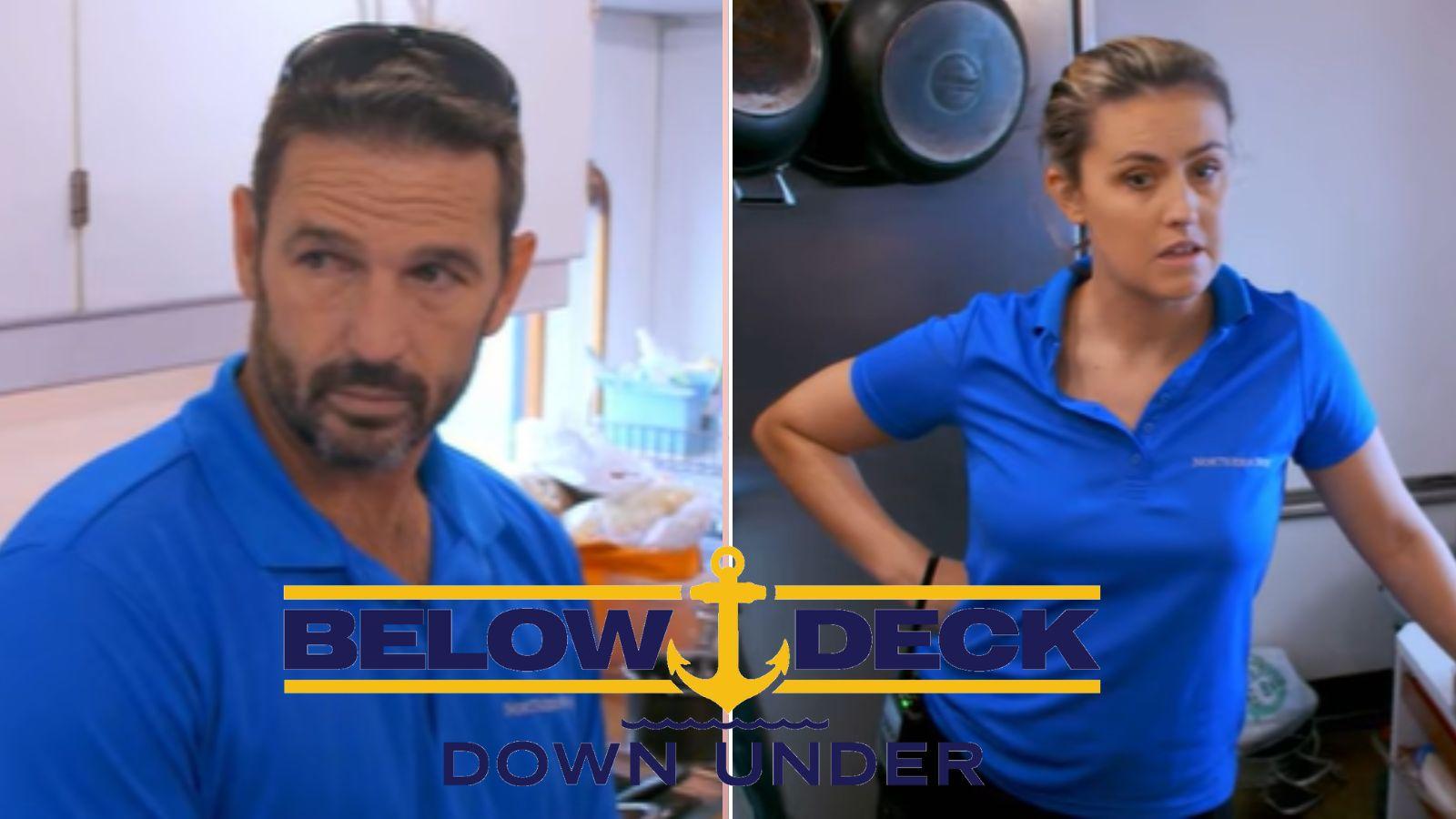 Captain Jason and Chef Tzarina from Below Deck Down Under
