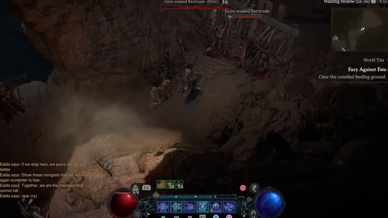 Diablo 4 Gore Soaked Barricade Bug