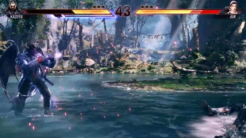 A screenshot of Heat mode attack in Tekken 8