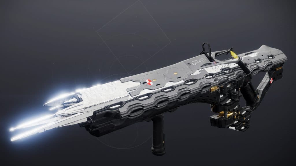 Quicksilver Storm Exotic Auto Rifle from Destiny 2.