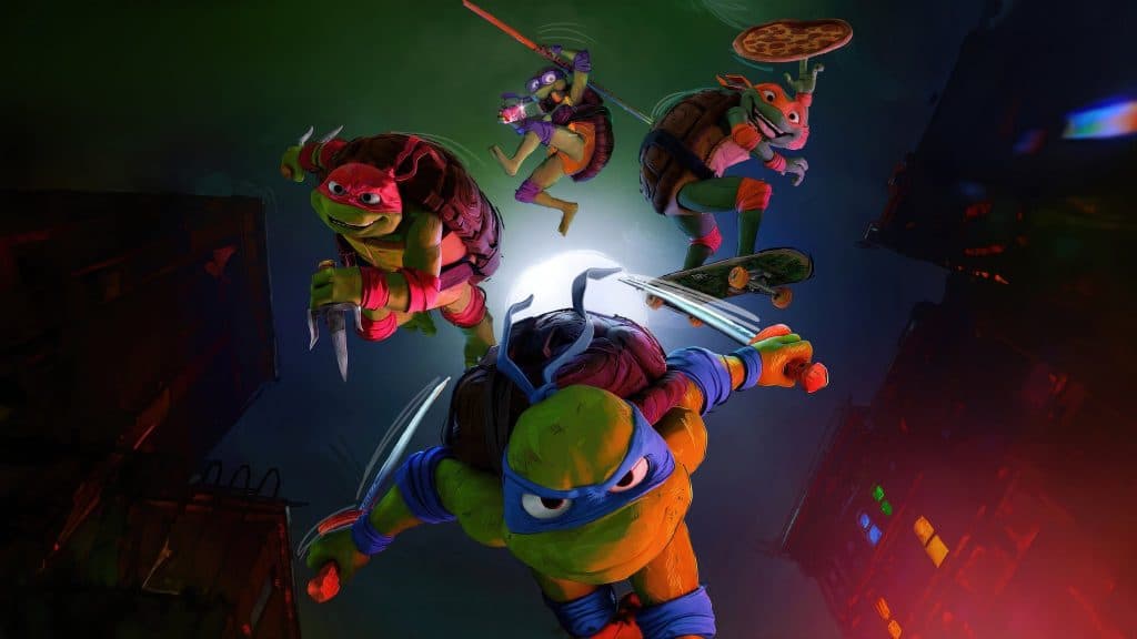 A still from Teenage Mutant Ninja Turtles: Mutant Mayhem