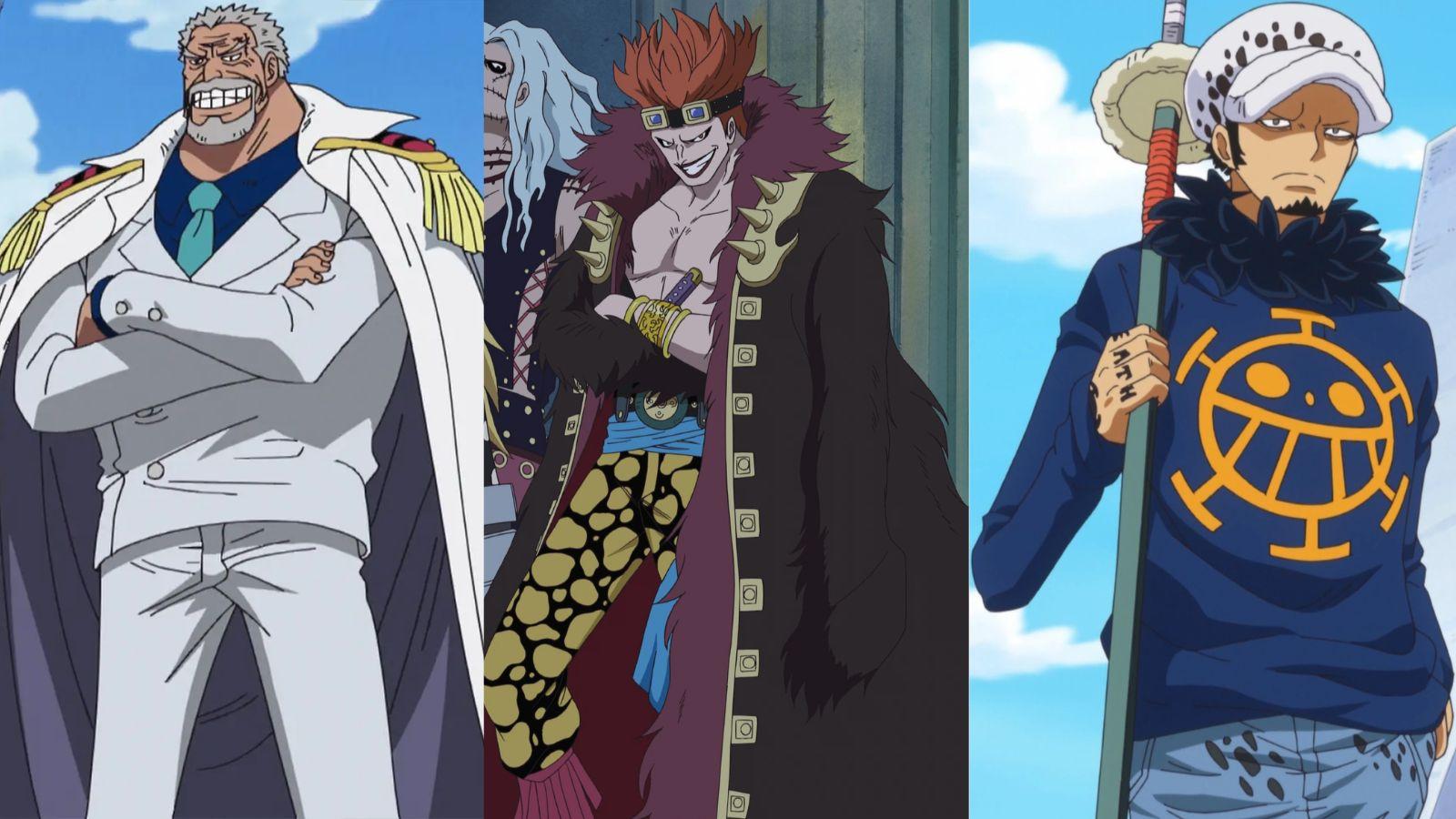 An image of eliminated characters from One Piece Final Saga