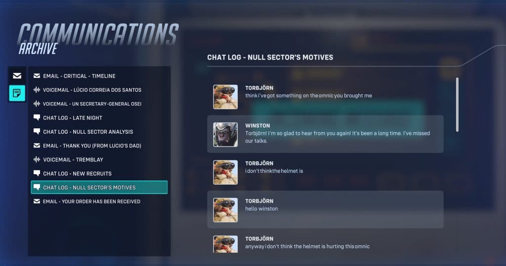 Overwatch 2 Communications Archive