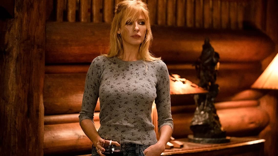 Kelly Reilly as Beth Dutton in Yellowstone.