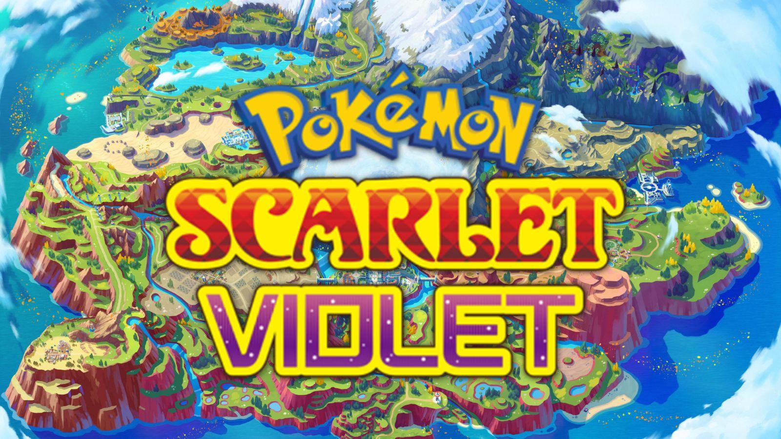 pokemon scarlet violet map logo header