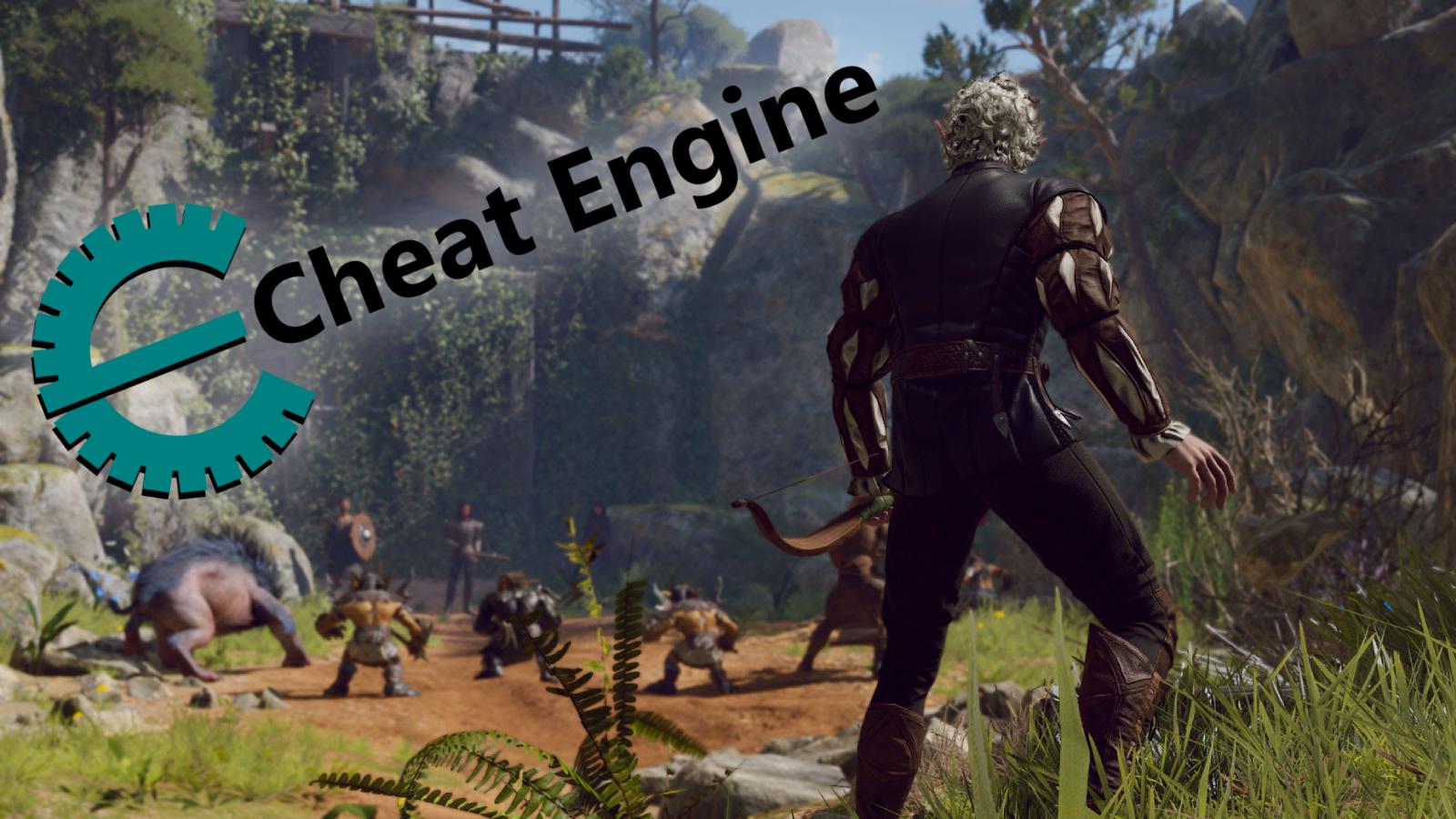 Baldurs Gate 3 screenshot with Cheat Engine Logo
