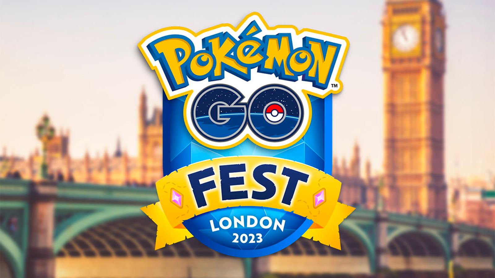 A poster for Pokemon Go Fest 2023 in London