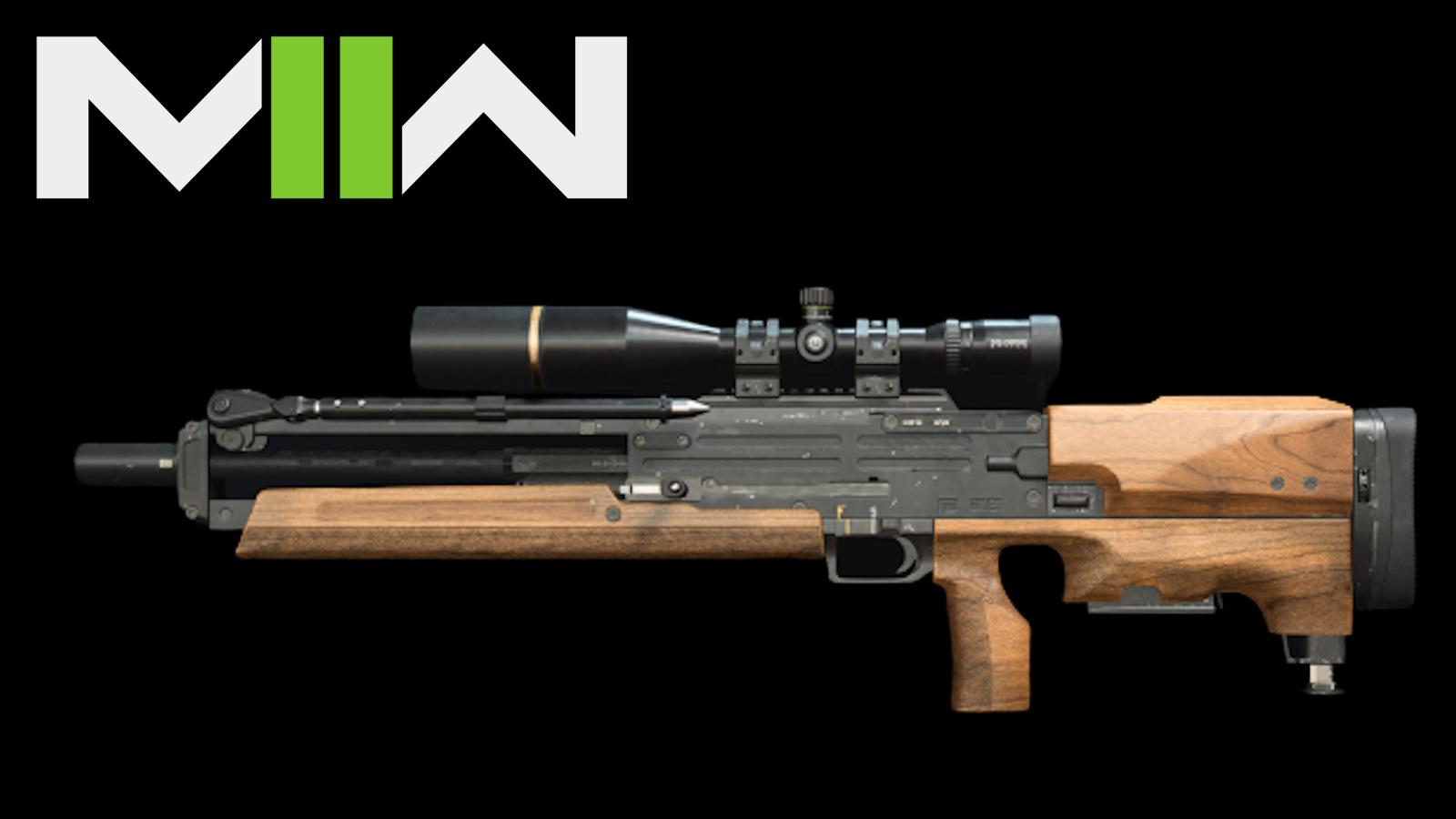 The Carrack .300 sniper rifle from Modern Warfare 2 based on the Walther WA2000.