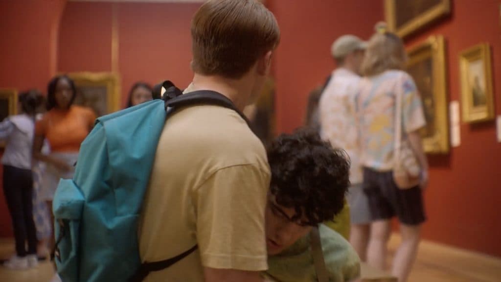 Nick holds Charlie in Heartstopper Season 2