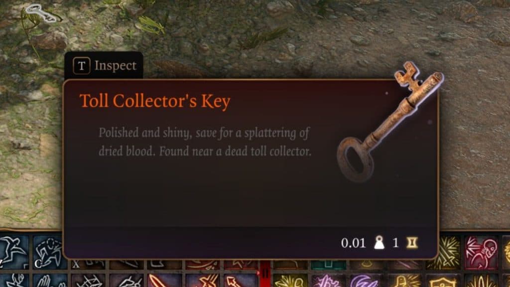 collector's key in baldur's gate 3