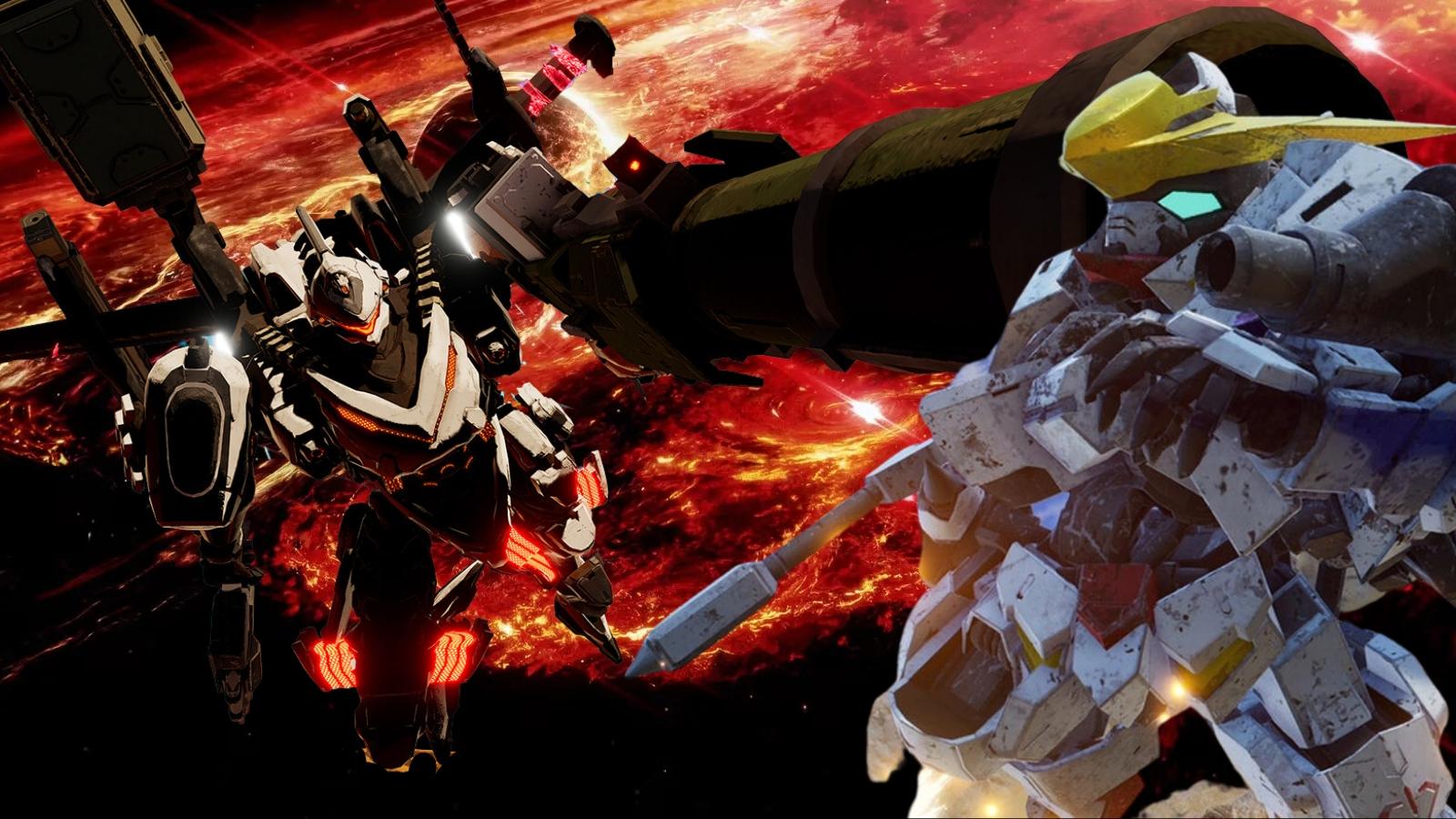 Daemon X Machina Gundam crossover