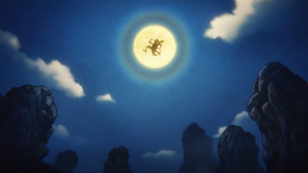 An image of Sun God Nika from One Piece