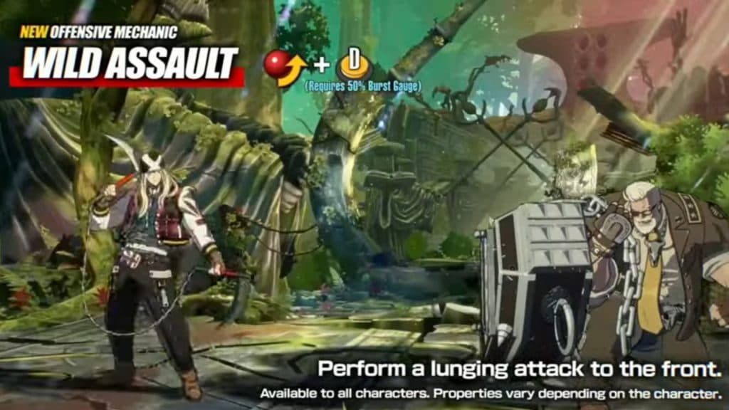 Wild Assault being used in Guilty Gear Strive