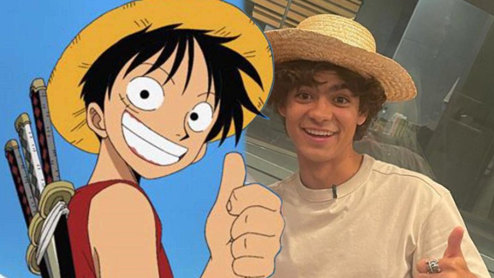 Netflix's One Piece Luffy from anime and live-action