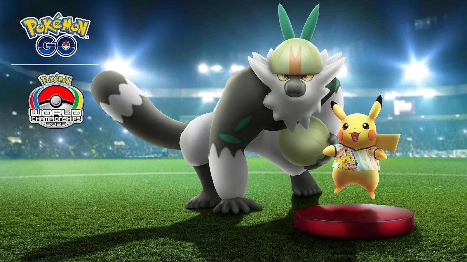 Passimian appearing in the Pokemon Go 2023 World Championship Celebration event