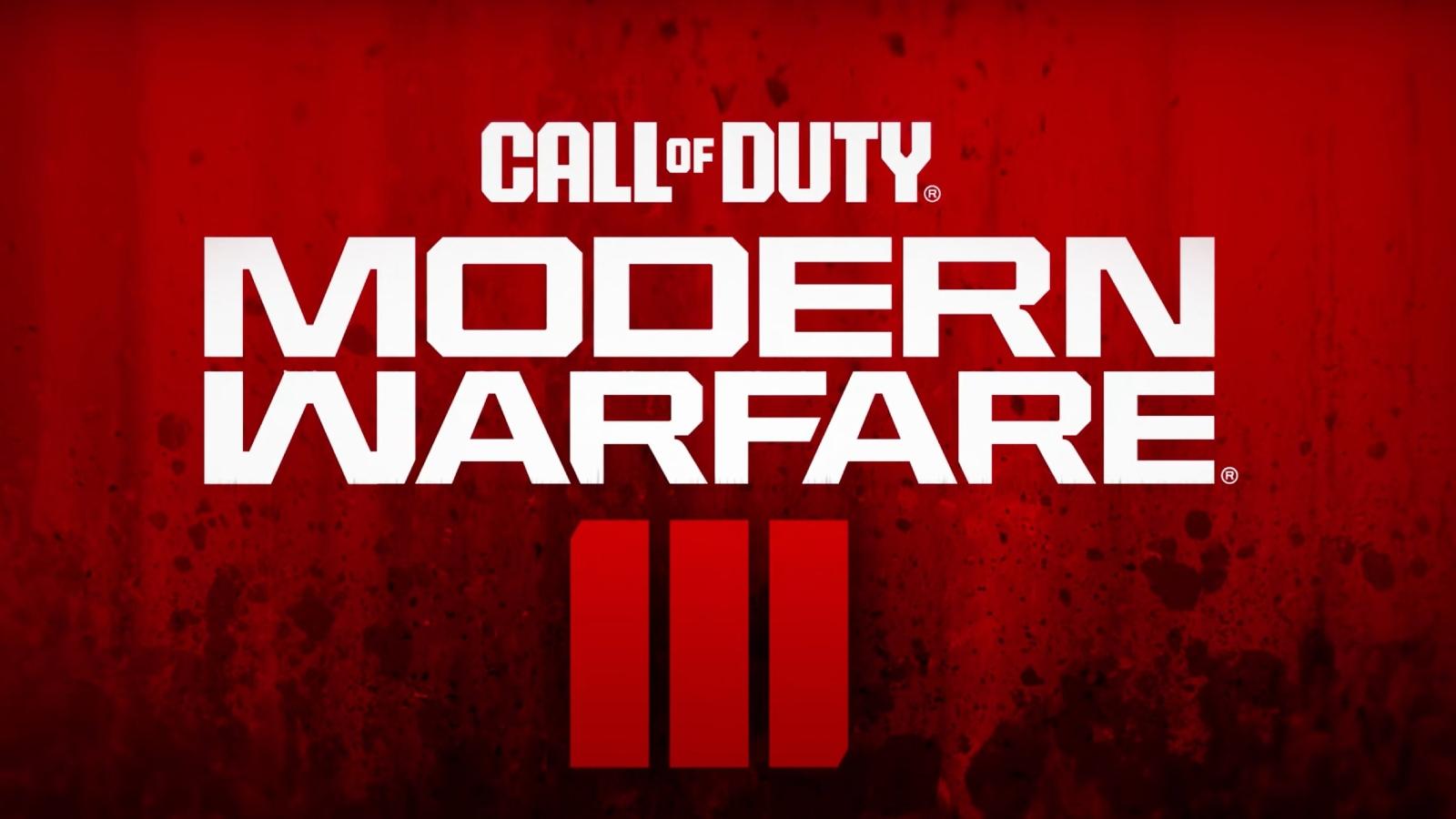 Official Modern Warfare 3 logo
