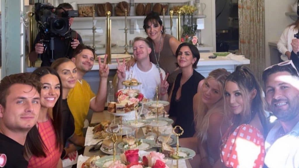 The Vanderpump Rules Season 11 cast together at Ariana and Katie Maloney's sandwich shop.