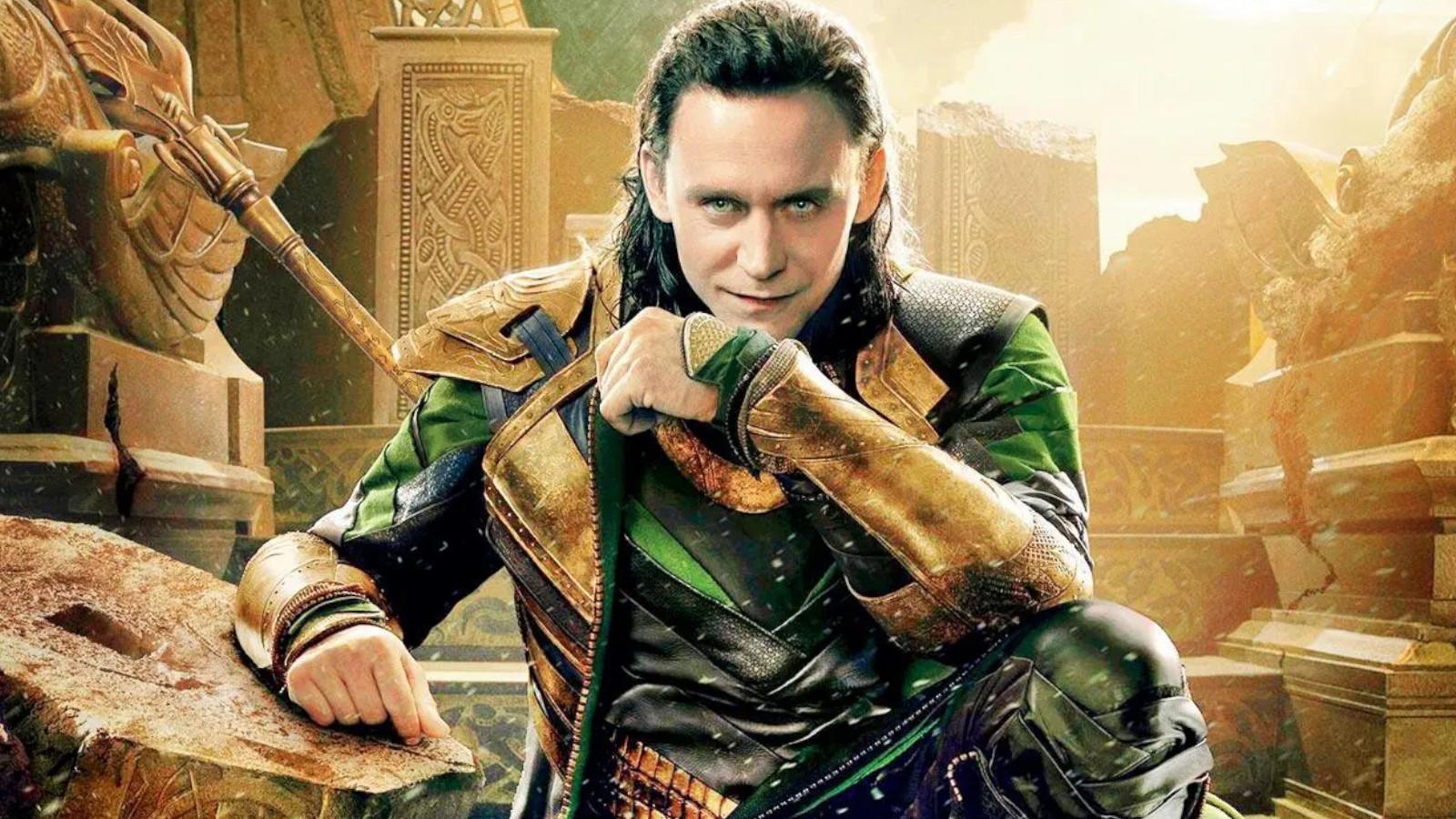 Loki sits on the ruins of Asgard.