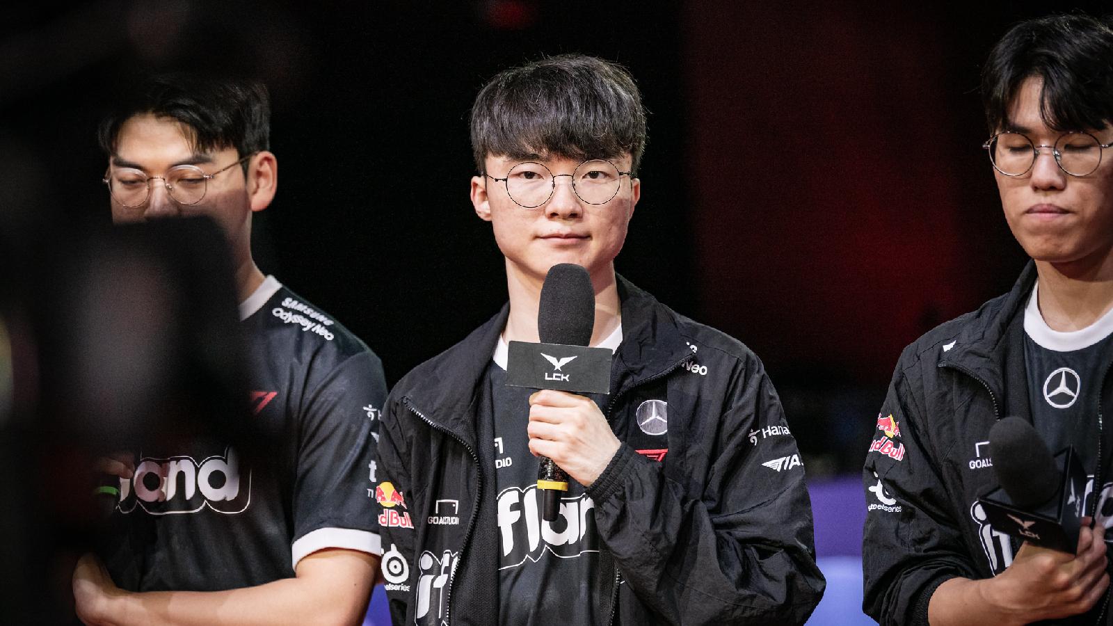 Faker in a interview after LCK match