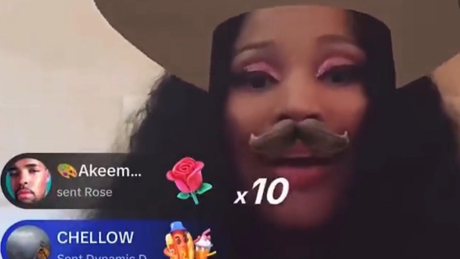 Fans drag Nicki Minaj for her NPC TikTok trend.