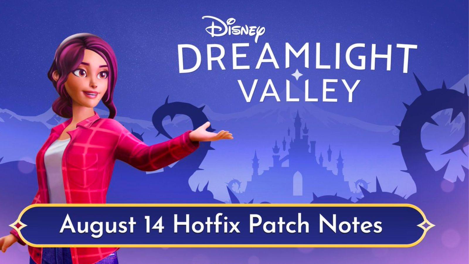 Disney Dreamlight Valley launches August 14 hotfix