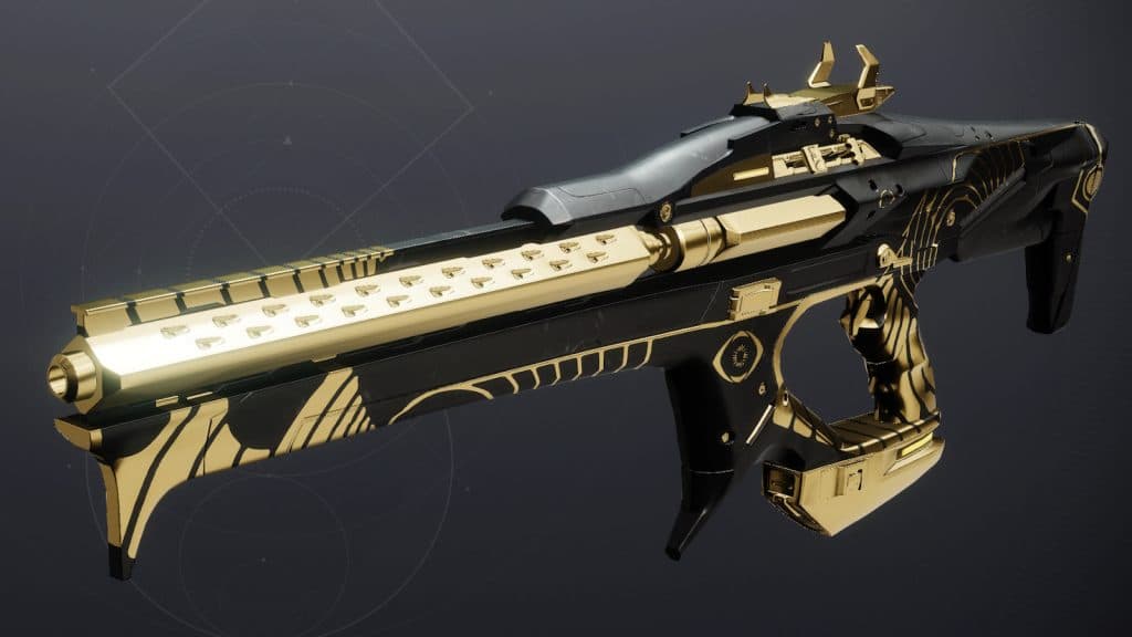 The legendary stasis linear fusionr rifle Reed's Regret in Destiny 2.