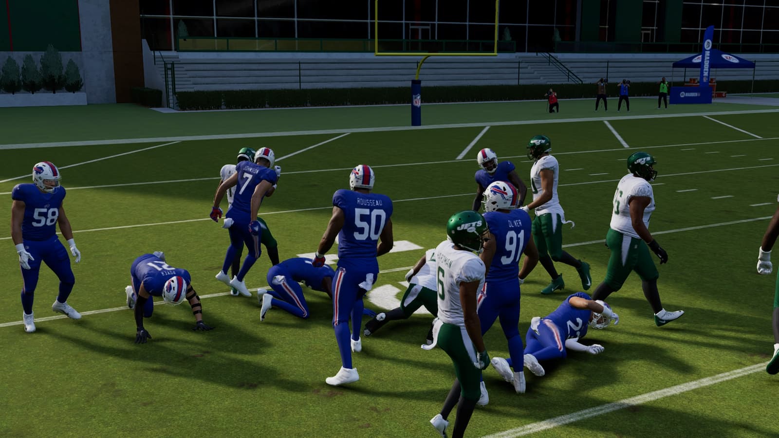 Bills and Jets from Madden 24