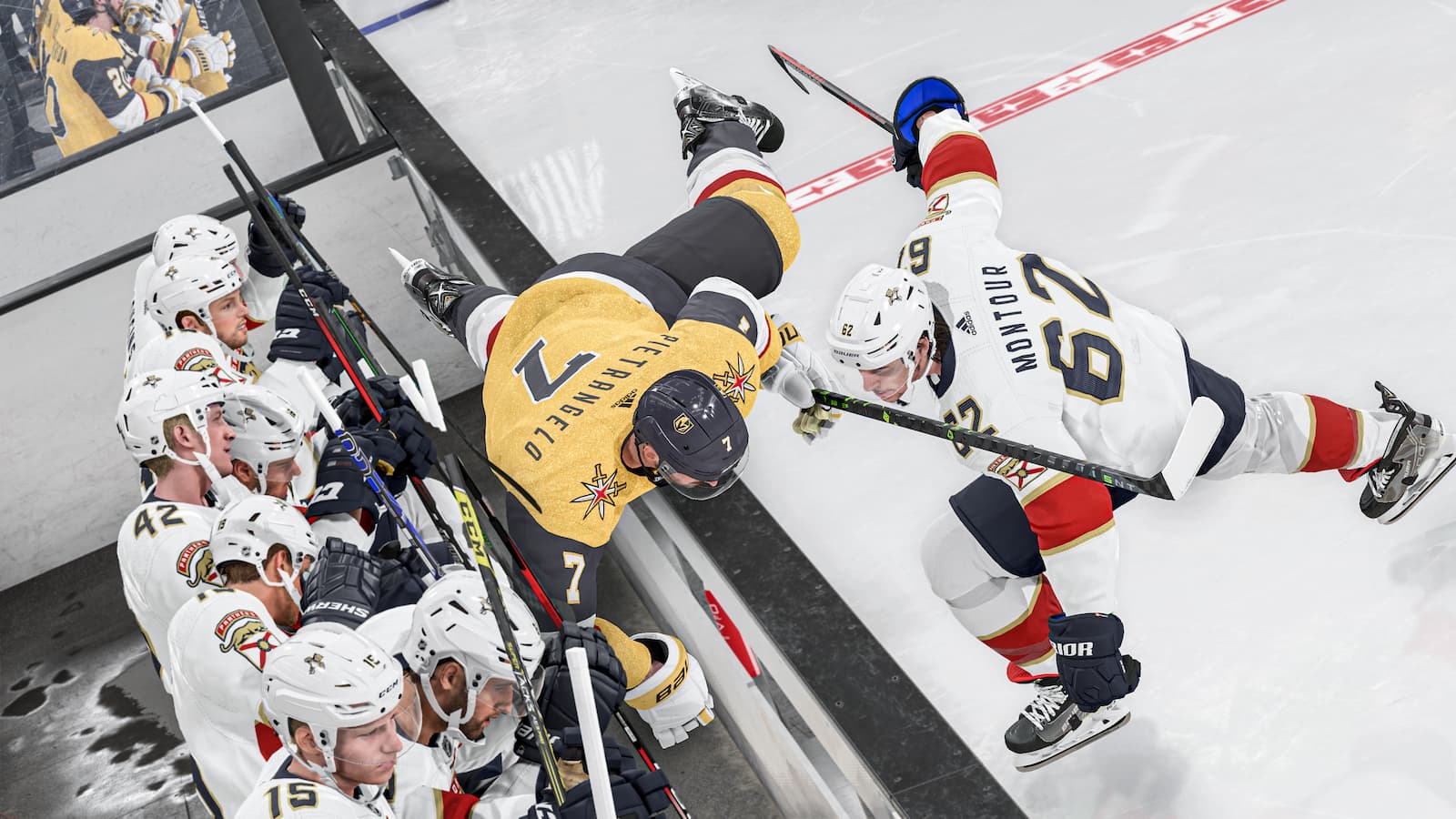 Bench hit in NHL 24