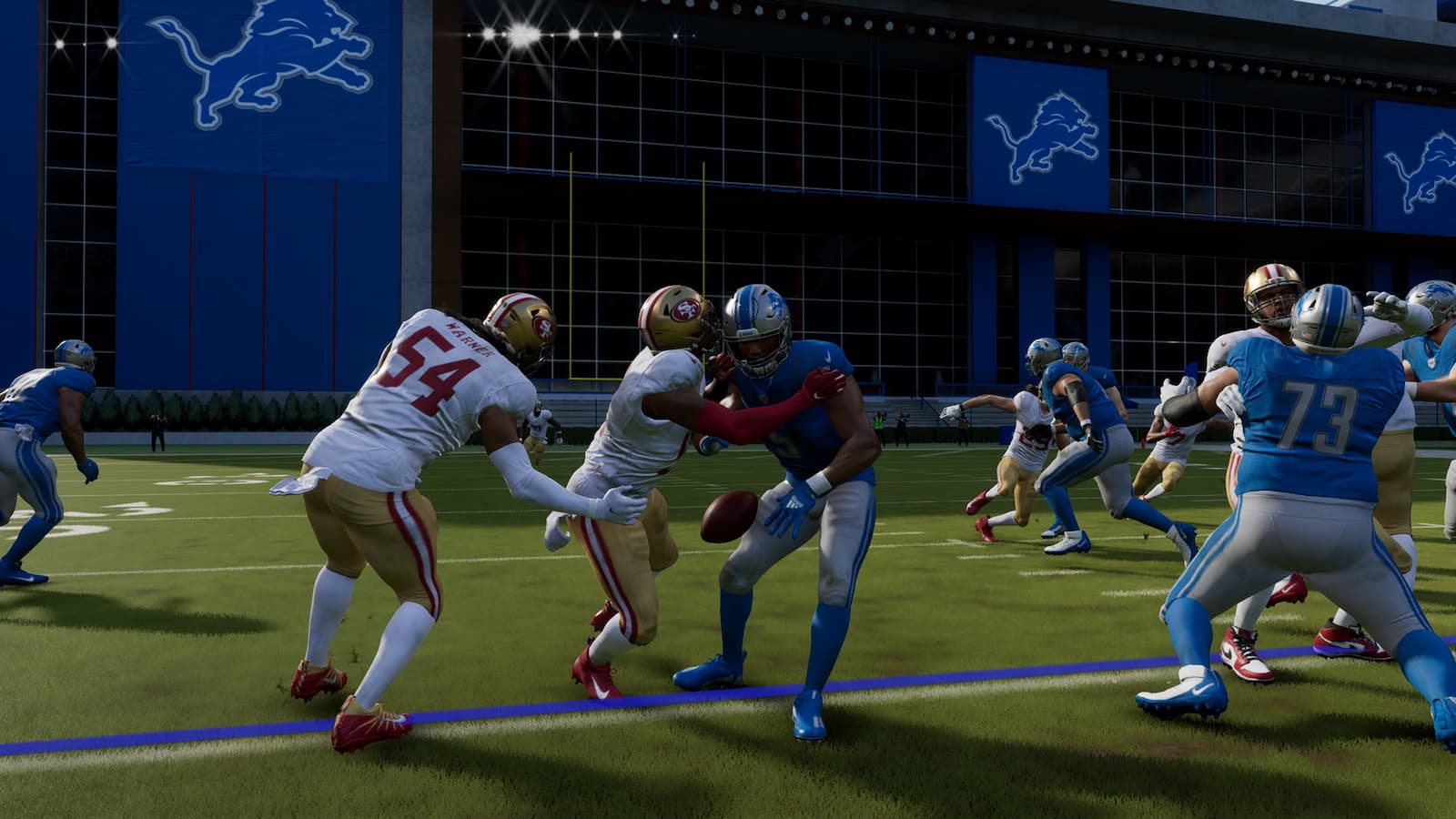 Stripped ball in Madden 24