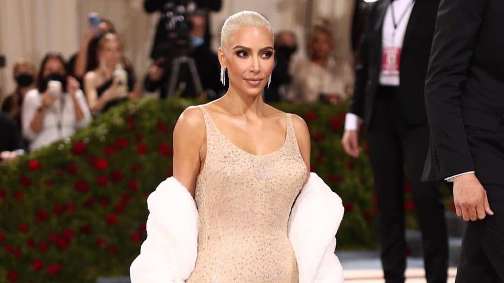 Kim Kardashian at the 2022 Met Gala.