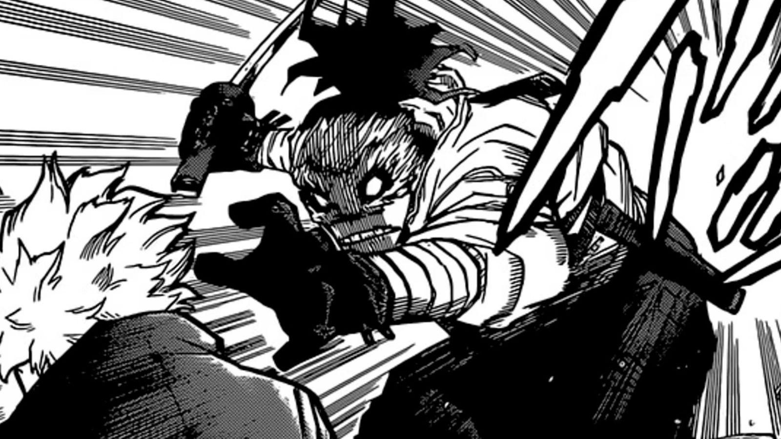 A panel from My Hero Academia