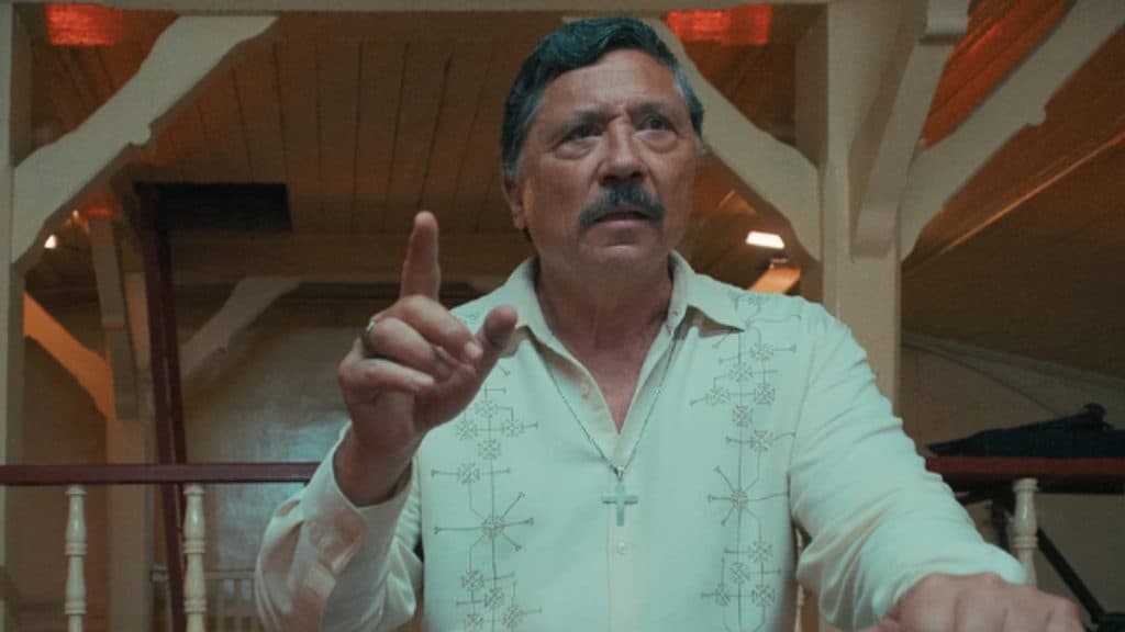Carlos Bardem as Padre Cruz in The Chosen One